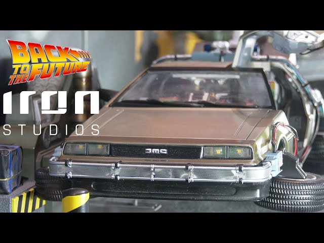 Delorean Set Full Deluxe Version1:10 Scale Statue  Iron Studios Back To The Future thoughts shared