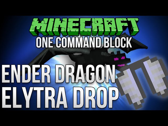 Minecraft 1.9: How To Make The Ender Dragon Drop Elytra Tutorial (Works With Realms)