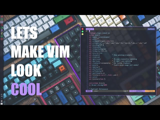 How to make vim look cool