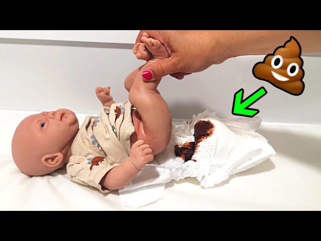 Silicone Baby Noah's Exploding Diaper Change and Check Up