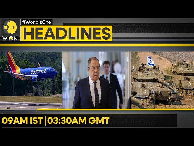 Russia's foreign minister arrives in China | Israel reduces troops in South Gaza | WION Headlines