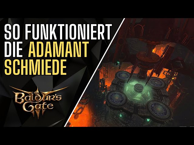 Baldurs Gate 3 - Adamantschmiede Gussformen finden & Adamant Schmiede benutzen (deutsch)