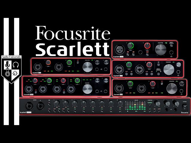 Which Focusrite Scarlett Interface Should You Buy? [Solo vs 2i2 vs 4i4 vs 8i6 vs 18i8 vs 18i20]