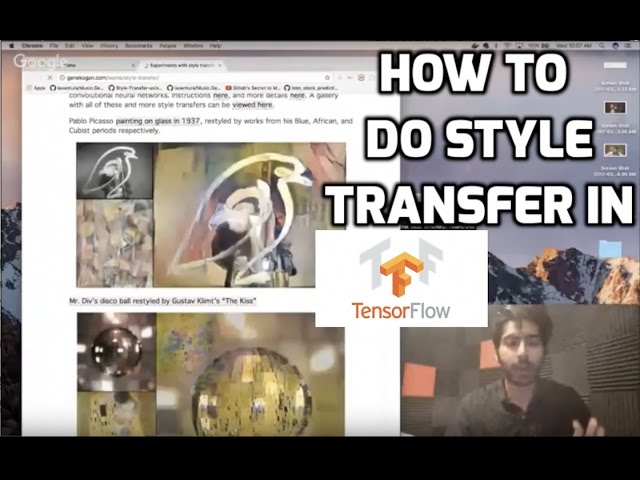 How to Do Style Transfer with Tensorflow (LIVE)