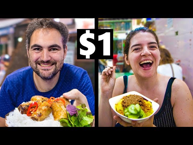 BEST $1 VIETNAMESE STREET FOOD TOUR IN HANOI, VIETNAM (Don't Miss This!! Vietnam Vlog 2019)
