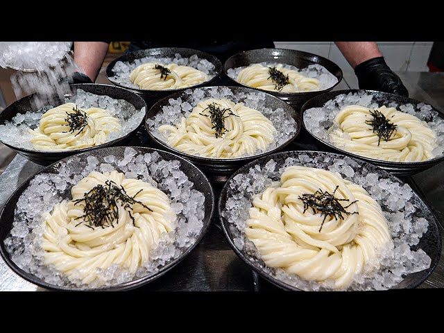 Japanese noodles, Udon at another level!! 40-year-old Udon restaurant in Korea - Japanese food
