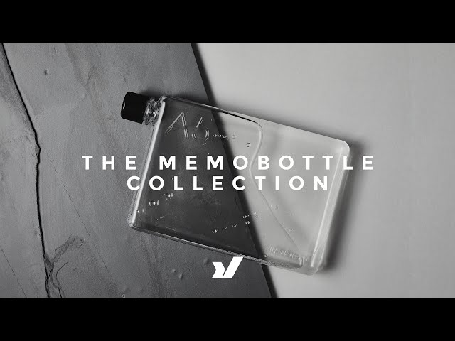 Beautifully Unique, Sleek & Slim - The Memobottle Collection