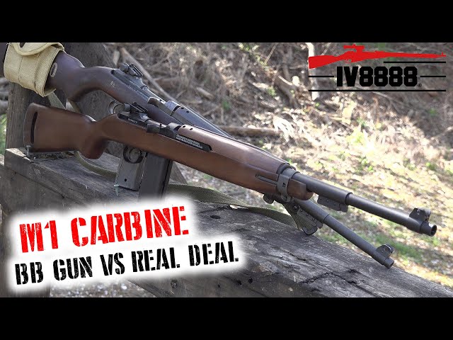 Springfield M1 Carbine BB Gun vs REAL THING