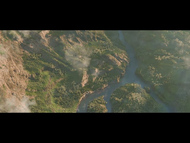 making a somewhat realistic valley in blender - timelapse