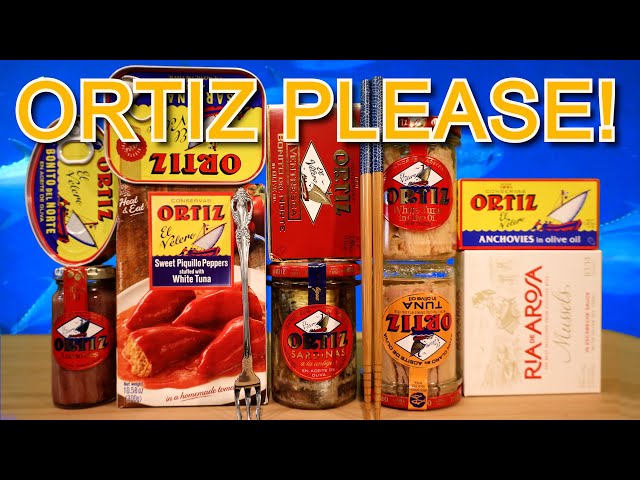 ORTIZ PLEASE! - Conservas Ortiz Canned Fish Deep Dive! | Let's 'Dine About it! #20