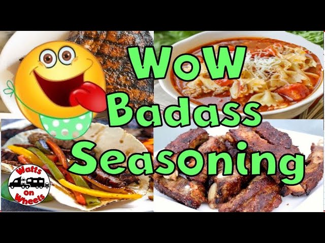👩‍🍳 WoW Badass Seasoning...Homemade // Great for Campers // WoW Recipe