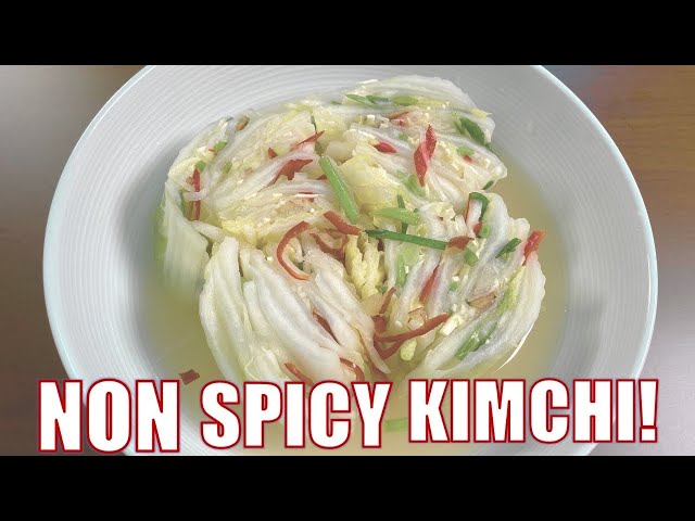 Delicious And Refreshing White Kimchi Recipe!