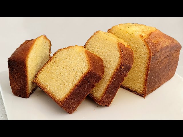 간단하고 쉬운 바닐라파운드케이크 만들기/ 파운드케이크 레시피/ vanilla pound cake recipe