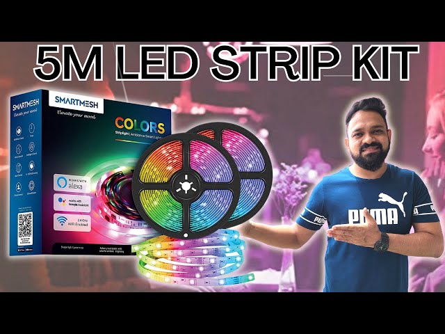 SmartMesh wifi multicolour smart led strip kit Review | best led strip lights  | best rgb led strips