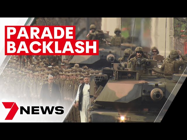 Backlash over 'North Korea' military parade in Adelaide CBD | 7NEWS