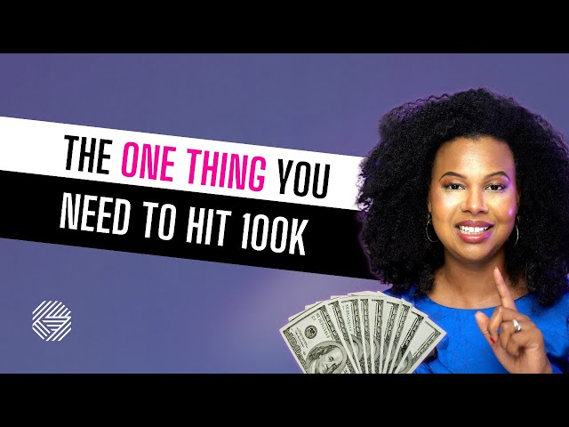 The one thing you need to hit $100K/mo in business