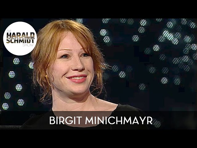 Birgit Minichmayr über Alkoholkonsum unter Schauspielern | Die Harald Schmidt Show (SKY)