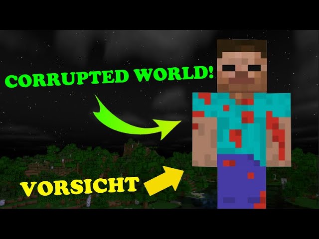 MINECRAFT CORRUPTED WORLD | HORROR SEED DEUTSCH | (Gruselig) Minecraft CREEPYPASTA Corrupted World