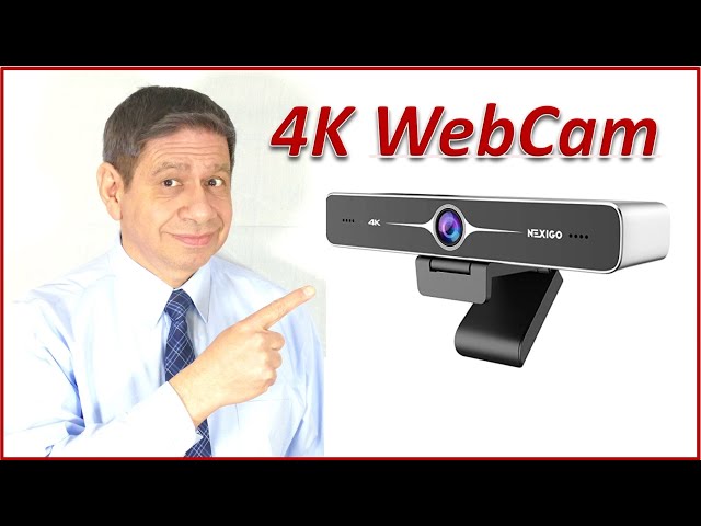 NEXIGO N970P 4K Webcam Review, plus Installation, Testing & Comparison
