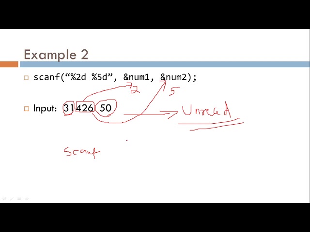 Inputting Integers Using Scanf Function| Programming in C| Lecture 45