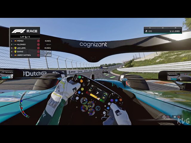 F1 23 - Aston Martin Aramco Cognizant Formula One Team AMR23 - Cockpit View Gameplay (UHD) [4K60FPS]