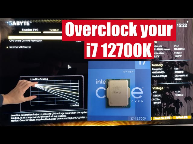 Overclock your i7 12700K for more FPS - Tutorial