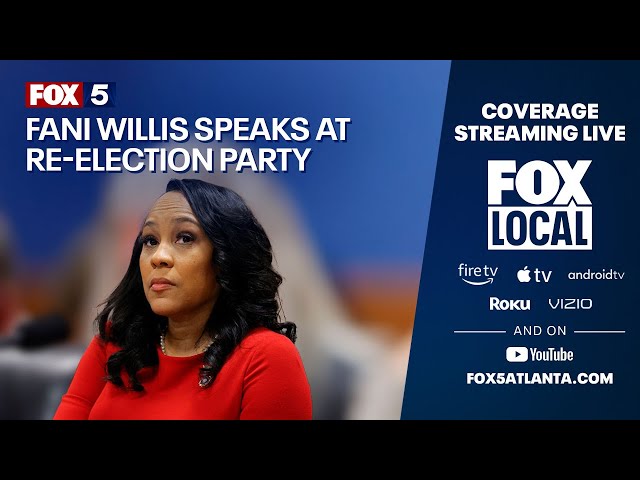WATCH LIVE: Fani Willis speaks after AP calls primary race | FOX 5 News