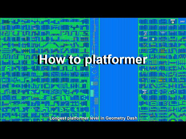 [4K] LONGEST PLATFORMER IN GEOMETRY DASH? | How to platformer by Thearmyants | Geometry Dash 2.2