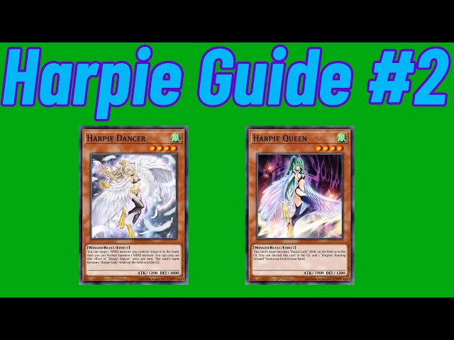 Harpie Deck Guide #2 - Harpie Dancer + Queen [ Yu-Gi-Oh! TCG / Master Duel ]