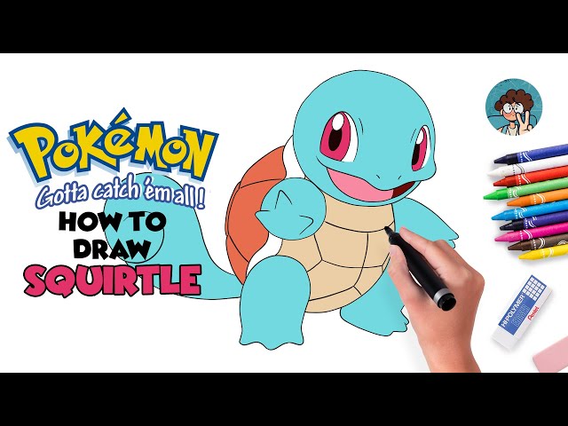 How to draw Squirtle Easy and Fast I Pokémon