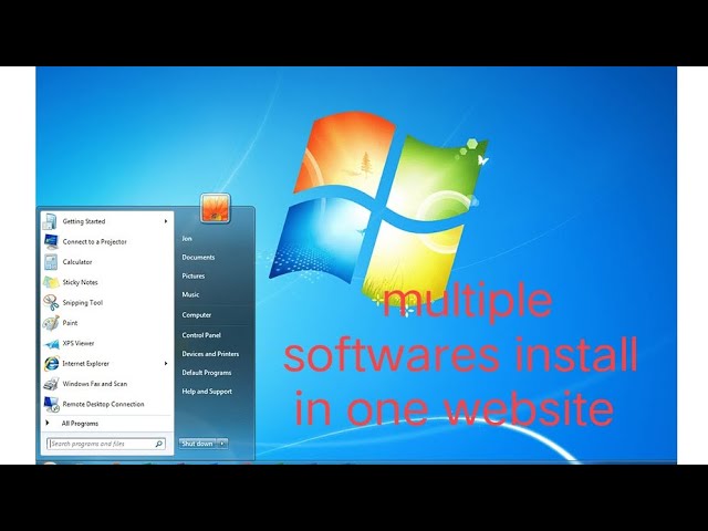 How to multiple softwares install in one website !! computer main software download kaise Karen