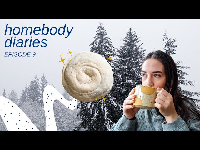 Making scallion pancakes in the snow + other weekend things | Homebody diaries ep 10