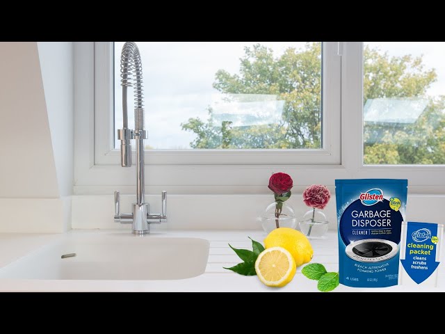 Ensure a fragrant kitchen with the cleaning power of Glisten Garbage Disposal Cleaner!