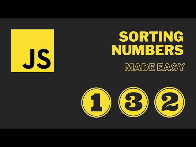 Sort Numbers in JavaScript