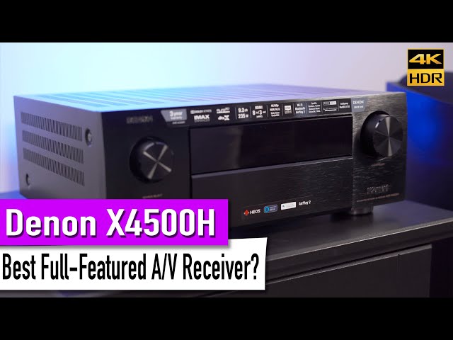 Denon X4500H A/V Receiver | Unboxing & Overview [4K HDR]