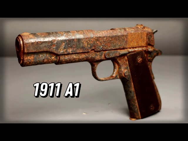 Gun Restoration | WW2 Remington Rand 1911 A1, (with test firing) #restoration