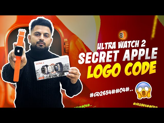 How To Add Apple Logo Code Ultra 2 Watch | 💯 🔥 Secret Code To Add Apple Logo in Any Smartwatch ?