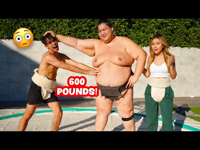Survive 1 minute with a Sumo Wrestler, WIN $10,000!