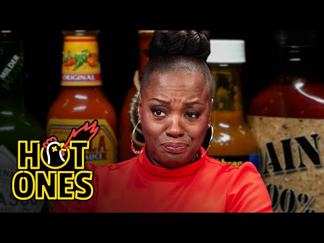 Viola Davis Gives a Master Class While Eating Spicy Wings | Hot Ones