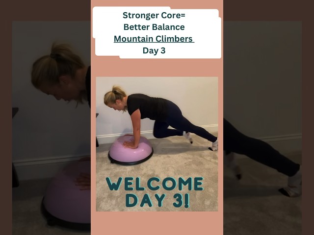 7 Days to a Stronger Core and Steadier Life: Vestibular Exercise Challenge #balance #core #shorts