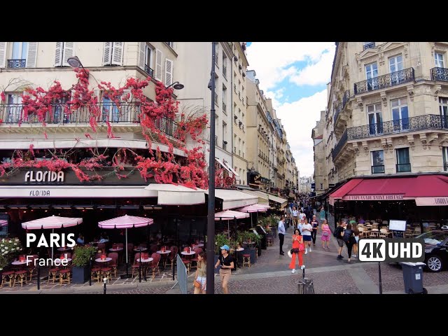 PARIS - France - Sunday in Châtelet - Walking Tour 2023 - 4k