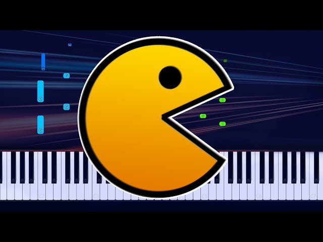 PacMan - Main Theme Song Piano Tutorial