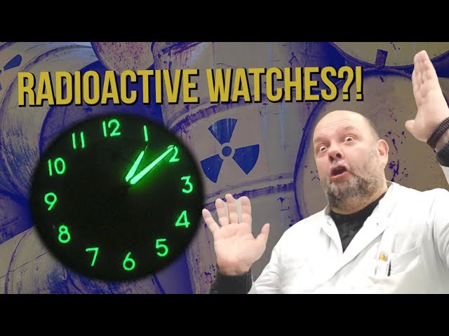 Radioactive paste in vintage watches, how dangerous is it?!