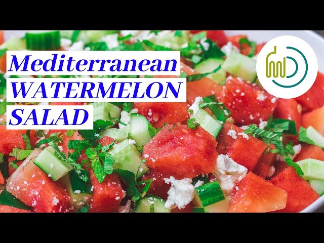 The Best Watermelon Salad in 15 Minutes | The Mediterranean Dish