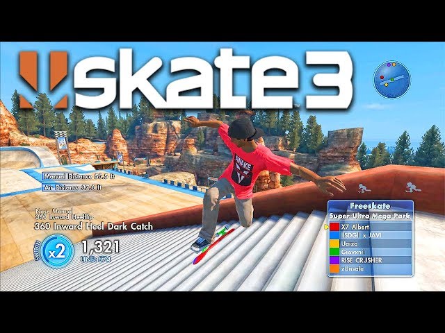 Skate 3 - 4 OF THE BEST PLAYERS IN THE SKATE 3 COMMUNITY | X7 Albert