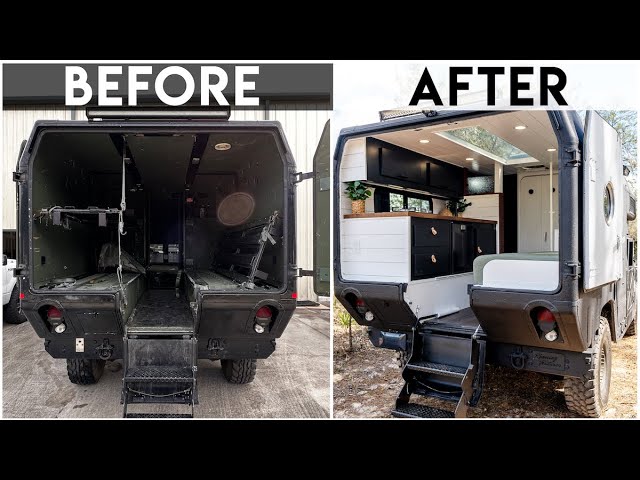DIY Humvee Camper Build Timelapse - Over 1000 Hours Invested!