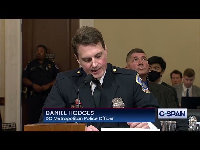 DC Police Officer Daniel Hodges Full Opening statement on January 6th Attack at the U.S. Capitol