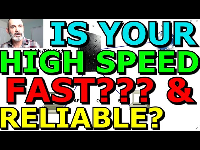 Testing Your High Speed Internet Service Connection And Troubleshooting