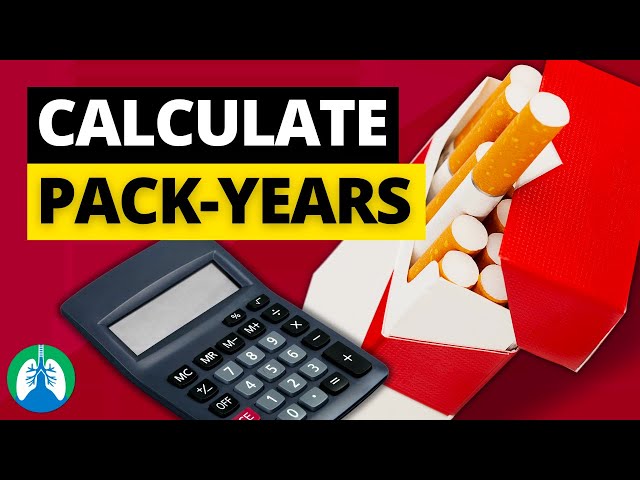 How to Calculate Pack-Years (Smoking) 🚬