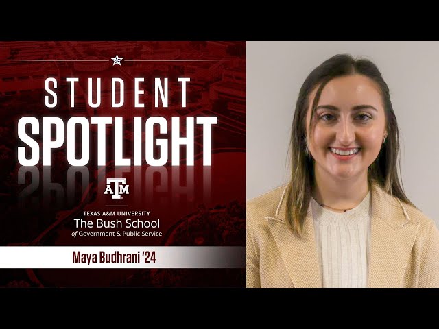 STUDENT SPOTLIGHT: Maya Budhrani